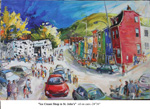 Ice Cream Shop in St. John's, Oil on Canvas